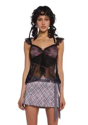 [dELiA*s by Dolls Kill] Send My Love Lace Top