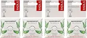 RADIUS Peppermint Dental Floss 55 Yards Vegan & Non-Toxic Oral Care Boost & Designed to Help Fight Plaque Clear - Pack of 4