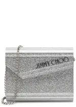 Jimmy Choo Candy Glittered Acrylic Cross-body bag - Silver ONE SIZE