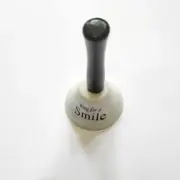 White color Hand Bell Ring for a Smile Dinner Bell