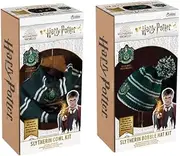 [Mad Monkey] Harry Potter Slytherin Knitting Set with Loop and Beanie