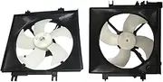 MAX COOL Left & Right Radiator AC Condenser Cooling Fan Suitable for Subaru Liberty Outback