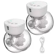 Automatic Handsfree Silent Milker Double Portable Wearable Electric Breast Pump