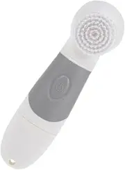 Generic 1PC Electric Facial Cleansing Brush for Deep Pore Clean White Grey Gentle Skin Care Scrubber No Battery