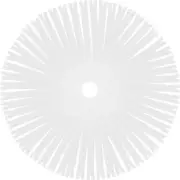 White Hidden Zippers - 60 Invisible Zippers for Sewing - Bulk White Zipper Su...