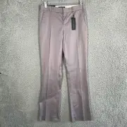 Banana Republic Straight Dress Pants Womens 0 Mid Rise Casual Flat Front