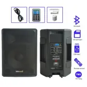 15" Bluetooth 3500W Peak Power DJ Speaker USB SD TWS Active Karaoke PA Speaker