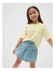 [Seed Heritage] Core Stripe Tee in Lemon Drop