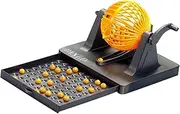 Ｓｉｍｈｏａ Family Bingo Lotto Game, Bingo Machine Toy Lucky Ball Machine, Fortunate Number, for Bar