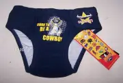 North Queensland Cowboys NRL Boys Navy Swim Nappy Bathers Size 00 New