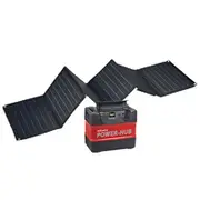 Projecta PH125 12V Portable Power-Hub & 12V 120W Monocrystalline Soft Folding Solar Pa