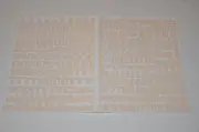 Creative Memories ABC/123 Mini Classy Flesh Color Stickers