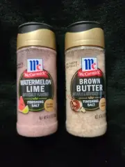 McCormick Watermelon Lime & Brown Butter Finishing Salt Limited Edition Lot of 2