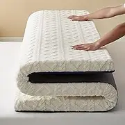 mattress Japanese Mattress Futon Thicken Tatami Mat Roll Up Queen Twin Full King Size Mattress Topper for Guest Pad Yoga Meditaion Mats (Color : A Size : 90x190cm(35 * 74in))