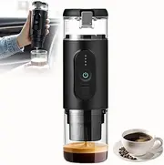Nano Portable Electric Coffee Machine, 7500mAh Portable Espresso Maker, 20 Bar Mini Small Car Coffee Maker,92'℃ Constanttemperature Extraction Self-Heating,Compatible Capsules and Coffee Powder