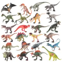 在飛比找蝦皮購物優惠-兒童仿真恐龍動物擺件多個迷你實體恐龍模型牛龍鐮刀龍包擺件