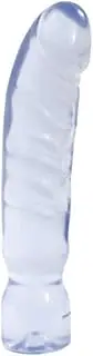 Doc Johnson Crystal Jellies - 12 Inch Big Boy - Clear