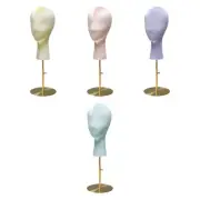 Female Mannequin Head Professional Adjustable Height Wig Stand for Jewelry