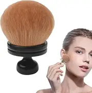 Extra Large Body Makeup Brush, 74mm Self Tanner Back Applicator, Kabuki Brush for Bronzers Blend Self Tanning Applicator, Oval Foundation Makeup Brush Tool for Face Leg Back Arms (Black)