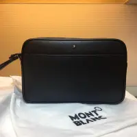 在飛比找Yahoo!奇摩拍賣優惠-2020萬寶龍 MONTBLANC 同款頭層牛皮手拿包男士潮