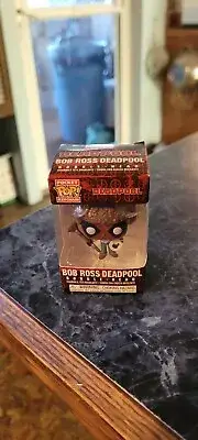 Funko Pocket Pop Keychain Marvel Deadpool Bob Ross Bobble Head Keychain