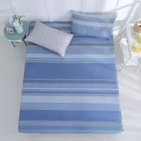在飛比找樂天市場購物網優惠-鴻宇 雙人特大床包枕套組 天絲 萊賽爾 尼克藍 台灣製T20