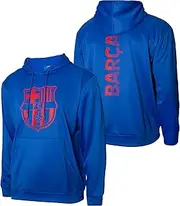 Icon Sports Officially Licensed FC Barcelona Crest Adult Hoodie