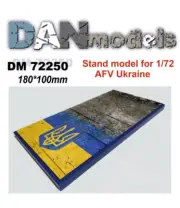 Dan Models 72250 1:72 Stand for the model Ukrainian theme 180/100 mm