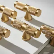 Sturdy Knob for Kitchen Cabinets Cupboards & Drawers Sleek Gold Finish