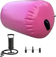 CAQYPVH Alash Air Roll of Gymnastics with Air Pump, Rear Spring, Inflatable Roller Roller for Body Coordination,