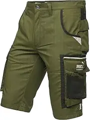 [PUMA] Workwear Precision X Work Shorts - Men's Work Shorts - Robust, Flexible Material - Many Pockets and Reflectors - Comfortable Fit - Ideal for Crafts, Home Work and Construction