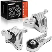 A-Premium 3PCS Engine Motor Mount and Transmission Mount Set [Automatic Transmission] Compatible with Jeep Cherokee 2014-2022 & Chrysler 200 2015-2017, 3.2L 3.6L, Replace# 68157441AD, 68224909AC