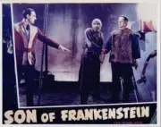 Son of Frankenstein Basil Rathbone Bela Lugosi Boris Karloff 8x10 photo