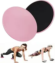 Yoga Pilates Gliding disc ，2 Dual Sided Gliding Sliding Discs for Core Fitness– Non-Slip Exercise Discs for Home Workouts, Core Strength, Abdominal Exercise Equipment