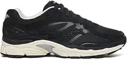 [Saucony] Unisex ProGrid Omni 9 Sneaker, Black/Cream, US M11W9