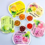 Fruit C soft candy grape passion fruit green grape mango juice candy 73g*3 bags