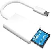 USB-C SD Memory Card Reader Type C Adapter for iPhone 15 Pro/Max/Plus, MacBook Pro Air 2022-2016, M1 M2 Mac/iPad Pro Air/Surface, for Samsung S23/S22/S21/Ultra/Plus, for Google Pixel,More