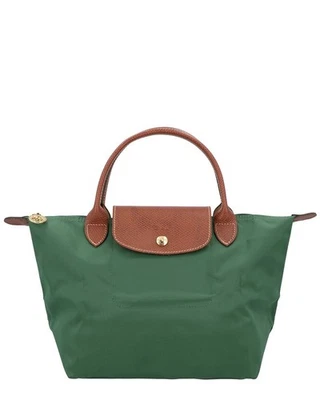 Longchamp Le Pliage Original Small Canvas Handbag Women's Green