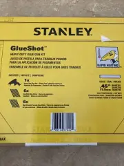STANLEY GlueShot Heavy Duty Glue Gun + 12 Glue Sticks Kit GR20AX Craft ** NEW **