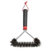 Weber 3-Sided Grill Brush (Small) Barbecue BBQ Cleaning Brush