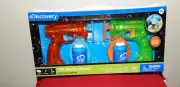DISCOVERY KID- 2PK Bubble Blower Green Light-Up Toy Guns