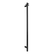 AGUZZO EZY FIT Heated Towel Rail - Single Vertical Square Tube - (H1400mm) - PVD Gun Metal