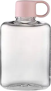 Generic Slim Water Bottle - 360ml Portable Square Flat Water Bottle Cup,Portable Travel Flask Mug, Reusable Water Drinking Cup for Gym, Fitness and Camping