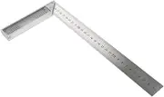 DOITOOL Stainless Steel Woodworking Square 30cm Metal Ruler Precision Construction Measure Tool