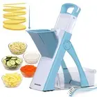 Safer Vegetable Chopper, Thickness Adjustable Mandoline Food Slicer, Onion Ch...