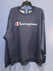 2X Sweatshirt Pull Over, Navy Champion NWT, 2ply, Heavy Vintage NWT