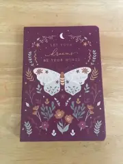 Eccolo Journal Notebook Faux Leather Quote 256 Lined Pages Hardcover Gift A5 Frl