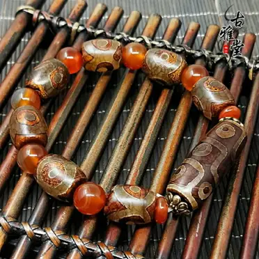 老佛珠手鏈千年老天珠蓮花老勒子天珠瑪瑙1入| 銀聯網日用品生活館