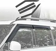 X-CAR Weathershields for Hyundai Santafe Santa Fe 6/7 Seater 2024-Onwards Car Weather Shields Wind Deflectors Window Sun Visor 4-Piece Set