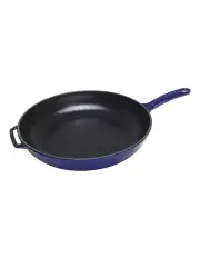 [Chasseur] Fry Pan with Cast Handle 28cm in French Blue